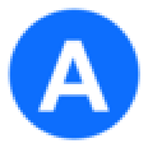 Raster letter A breaks into pixels when enlarged